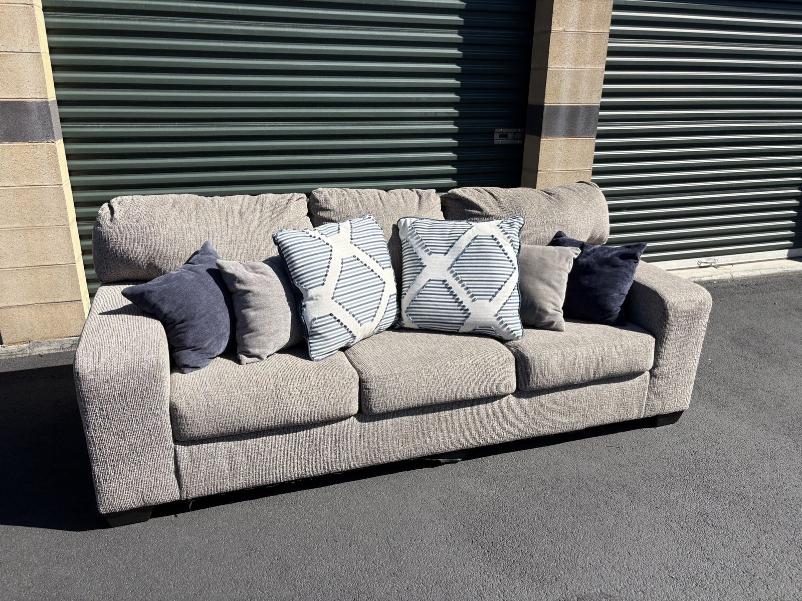 3 Cushion Couch/Sofa Tan