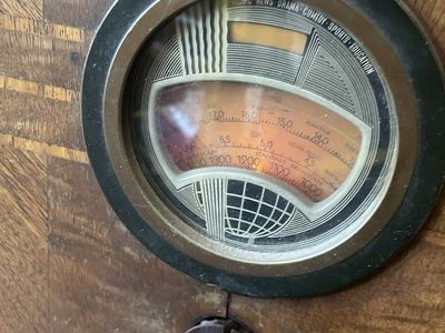Vintage Philco High-Efficiency Aerial Tube Radio (Untested) - Classic Wood Cabinet Collectible