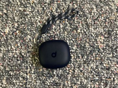 Black earbuds