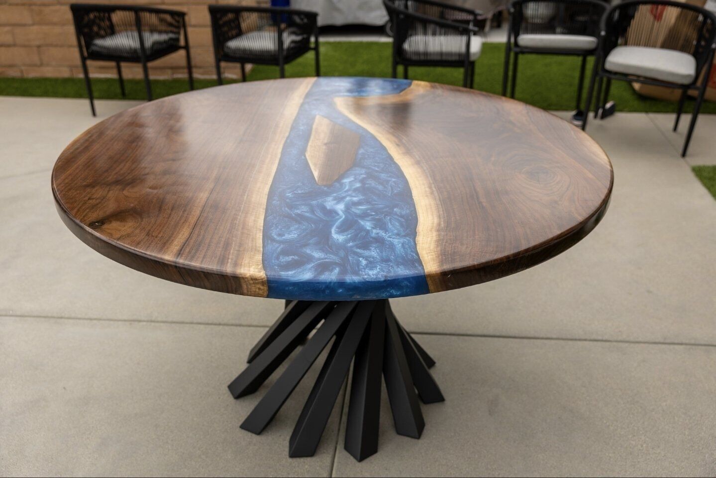 Custom Handcrafted Table - Round Dining Table