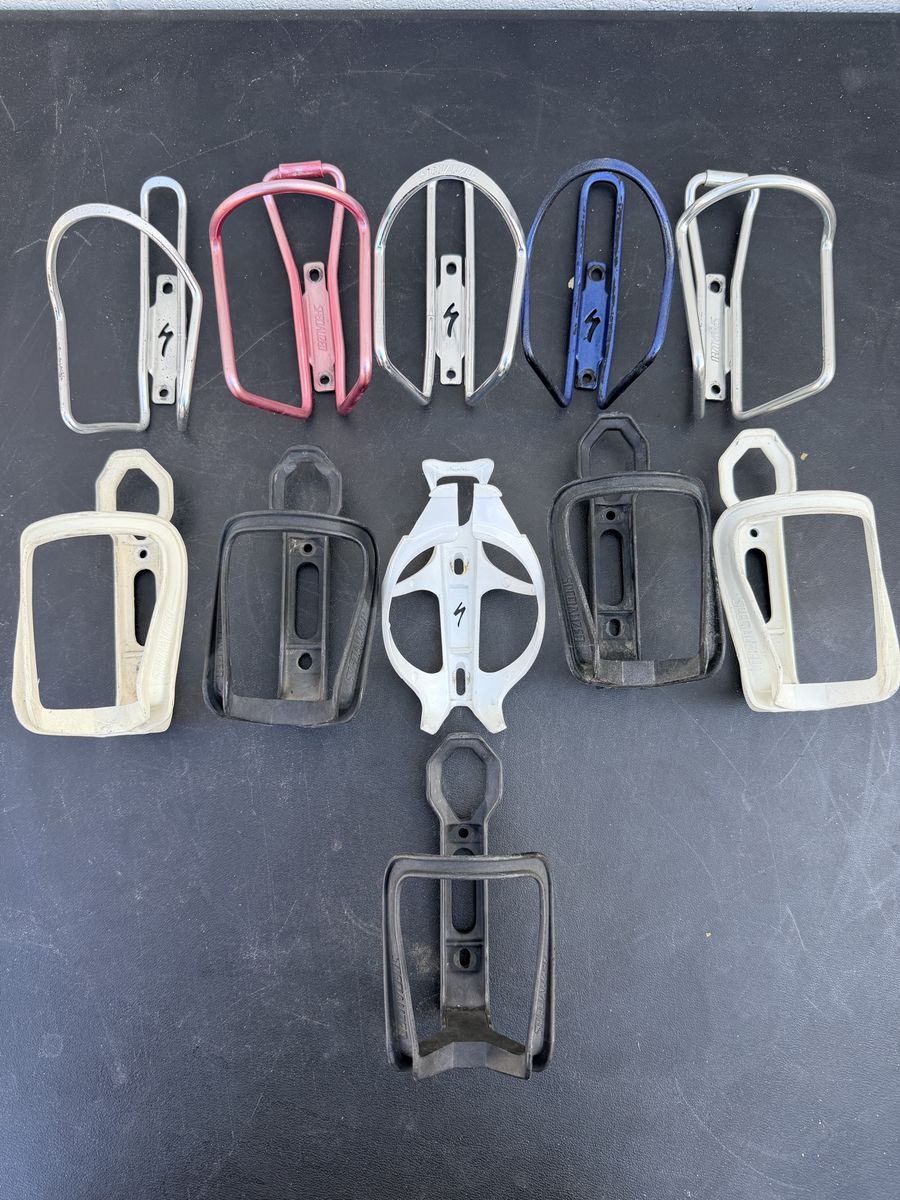 Lot of Used Specialized Bicycle Water Bottle Cages Assorted Colors