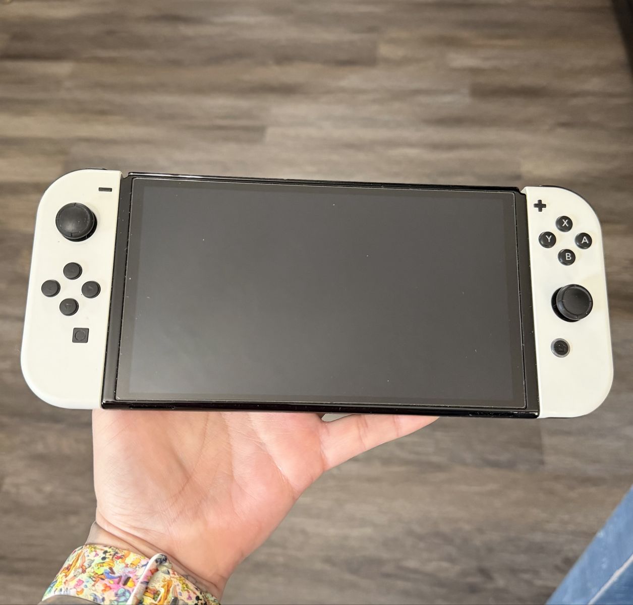 Nintendo Switch OLED Model Console with White Joy-Cons and Dock