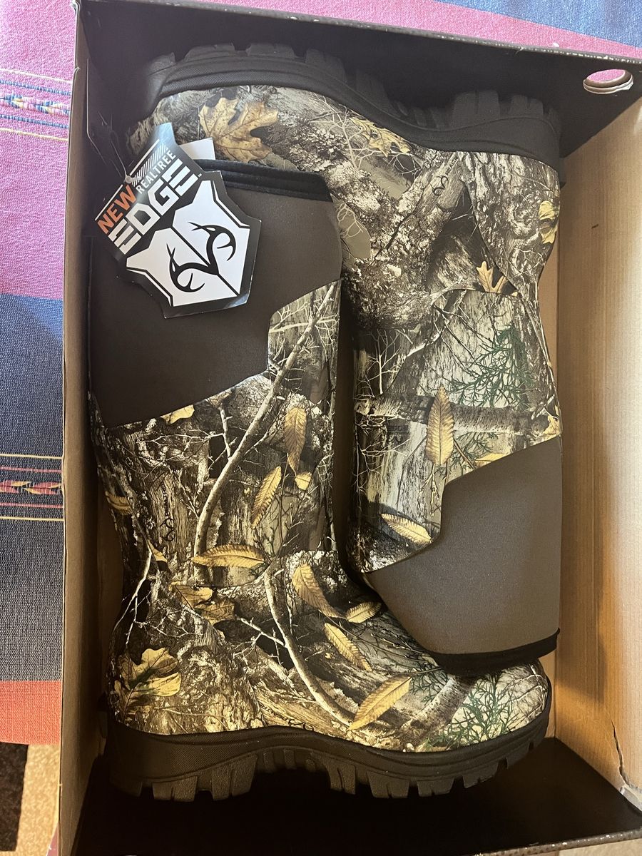 Habit Men's Insulated Adult Boot - Realtree Edge Camo 800g Thinsulate Size 9