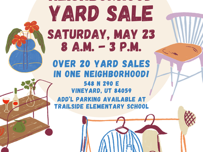 Solstice Neighborhood Yard Sale (Vineyard)
