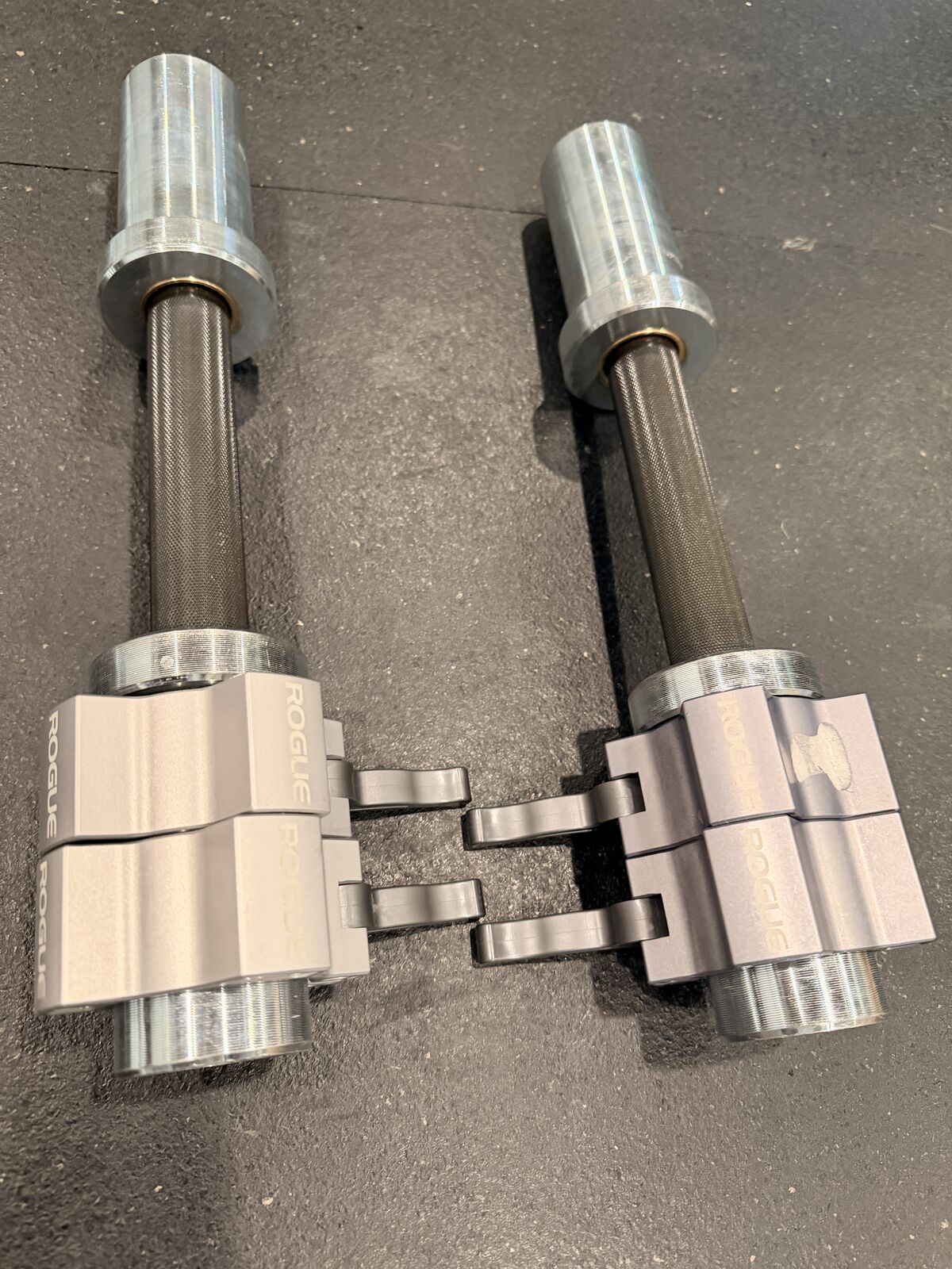 Rogue fitness DB-10 Dumbbell handles and collars