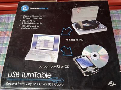 Innovative tech USB TurnTable
