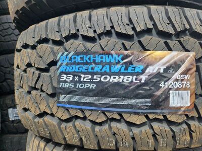 33x12.50r18 blackhawk ridgecrawler at