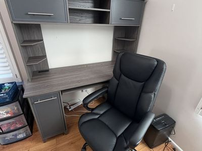 Desk With Hutch & Chair