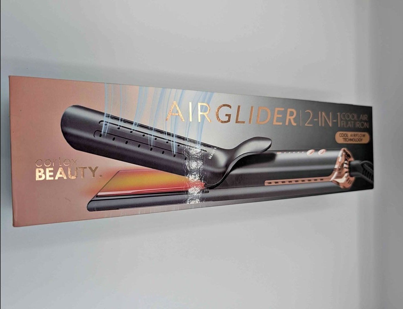Cortex Beauty Airglider 2-in-1 Cool Air Flat Iron & Styler