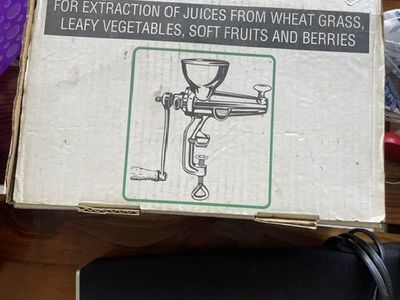 Miracle Wheat Grass Juicer