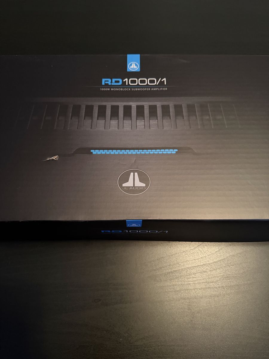 JL Audio RD1000/1 1000W Monoblock Subwoofer Amplifier - New in Box