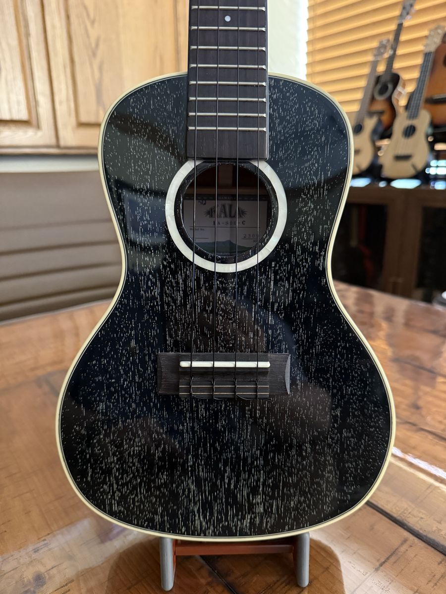 Kala All Solid Salt & Pepper Doghair Mahogany Concert Ukulele