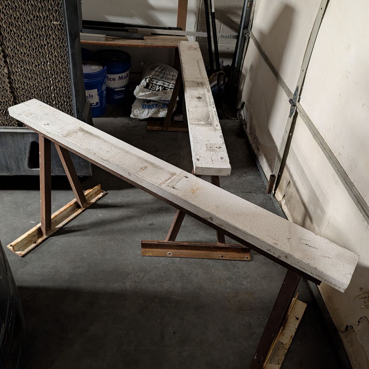 super strong steel saw horses