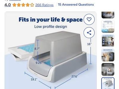 Petsafe Scoop Free Crystal Pro Legacy Litter Box
