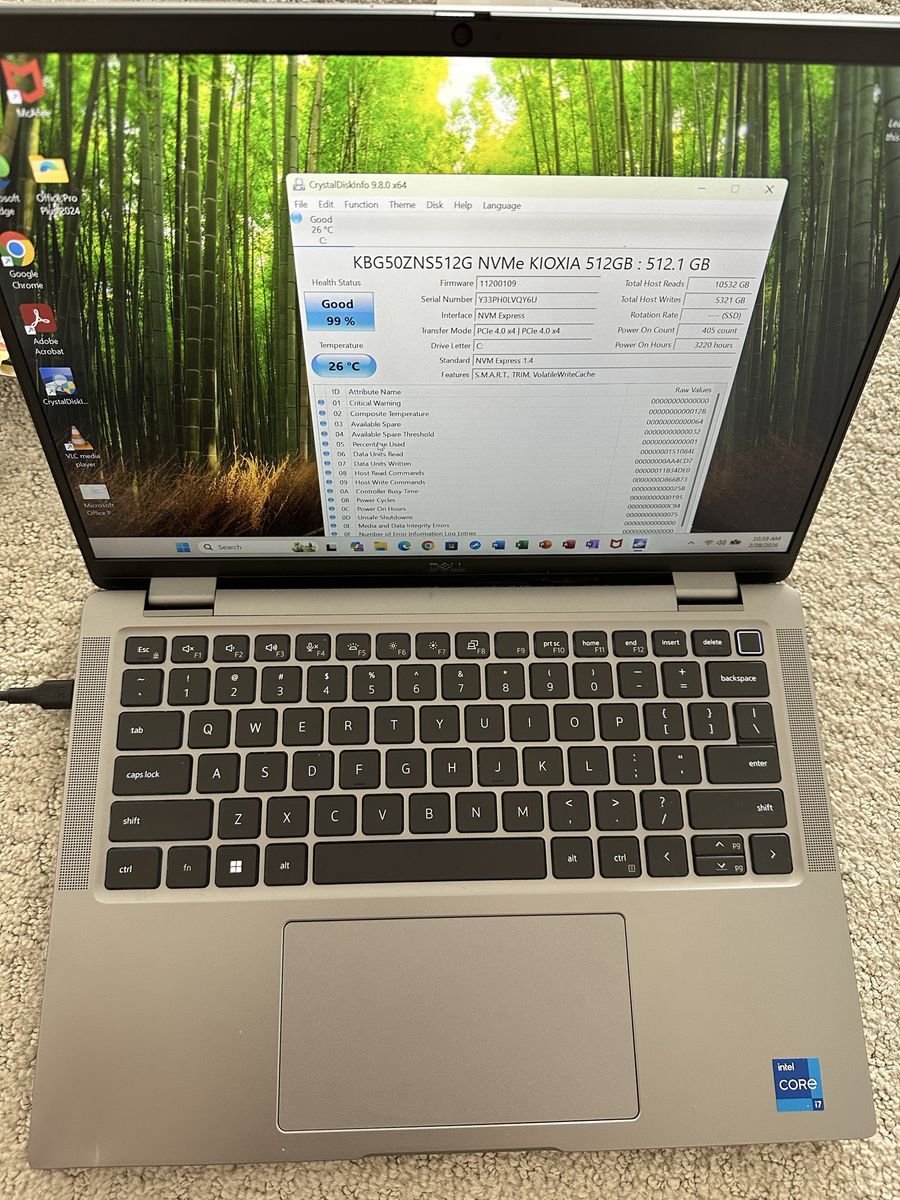 Dell Laptop i7 Core 13th Gen 512 GB SSD 16 GB RAM