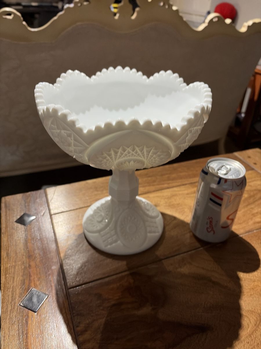Assorted Milk Glass- 30.00 each picture