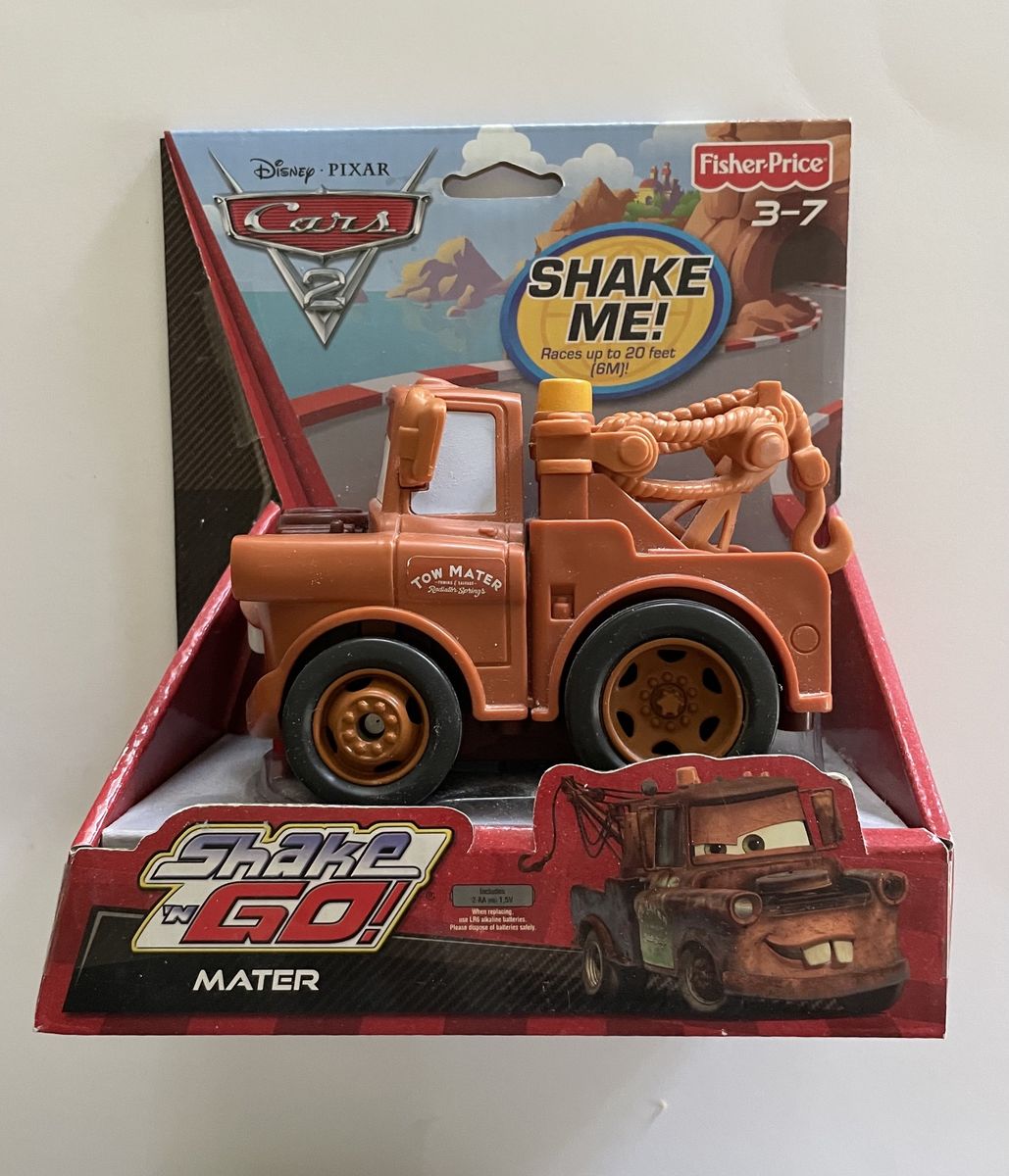Disney/Pixar Cars 2 Shake 'n Go! Mater, 2005, NIB