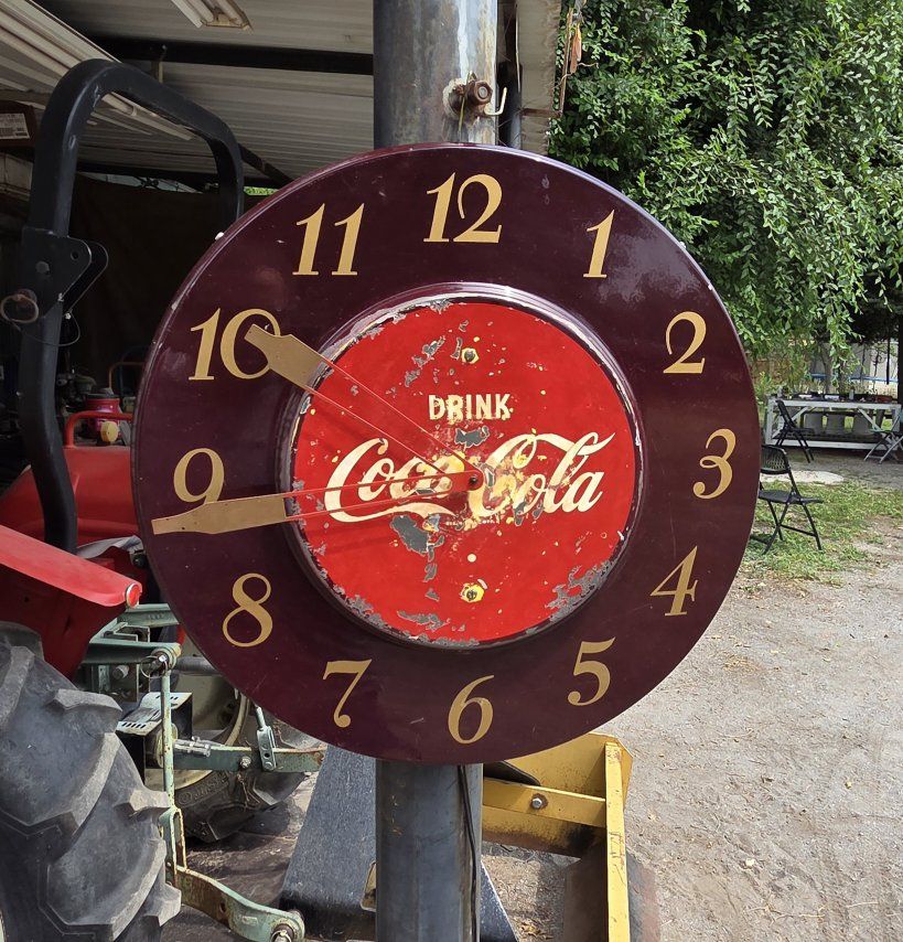 1953 Metal Coca-Cola Clock