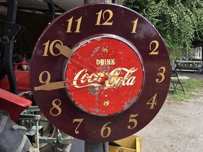 1953 Metal Coca-Cola Clock