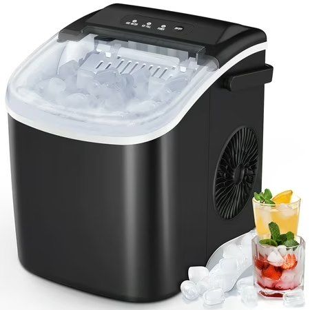 KISSAIR Countertop Ice Maker, 9 Cubes