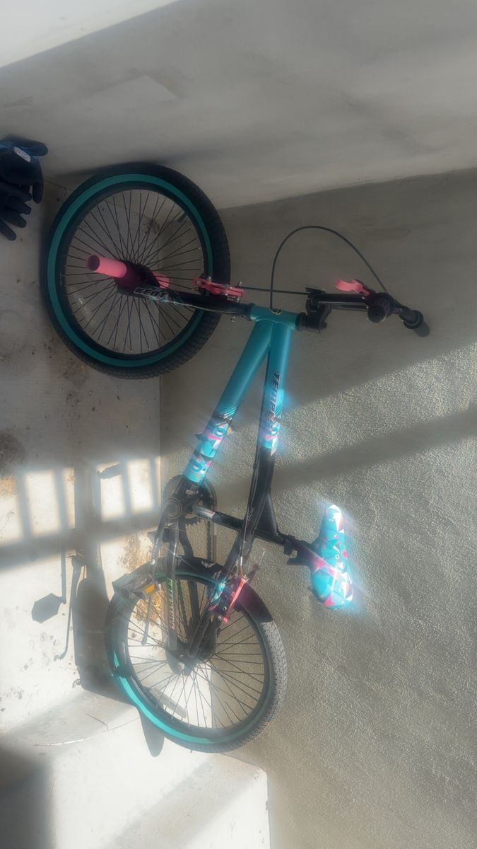 Tempest BMX Bike - Teal & Pink, Used Condition