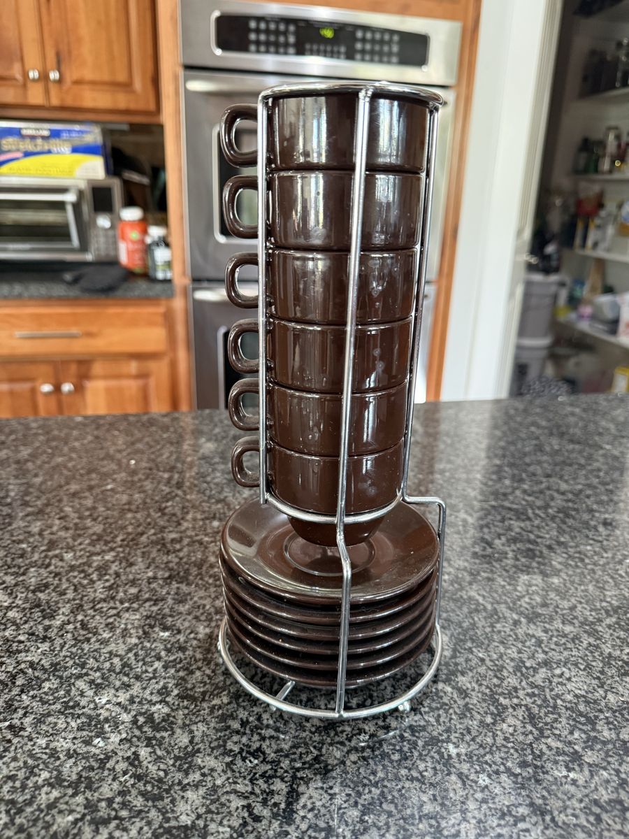 Espresso Shot Mugs, And Saucers