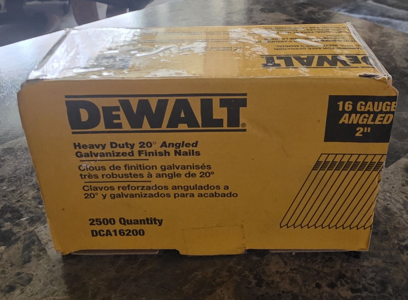 Brand New DeWalt brand nails for nail gun