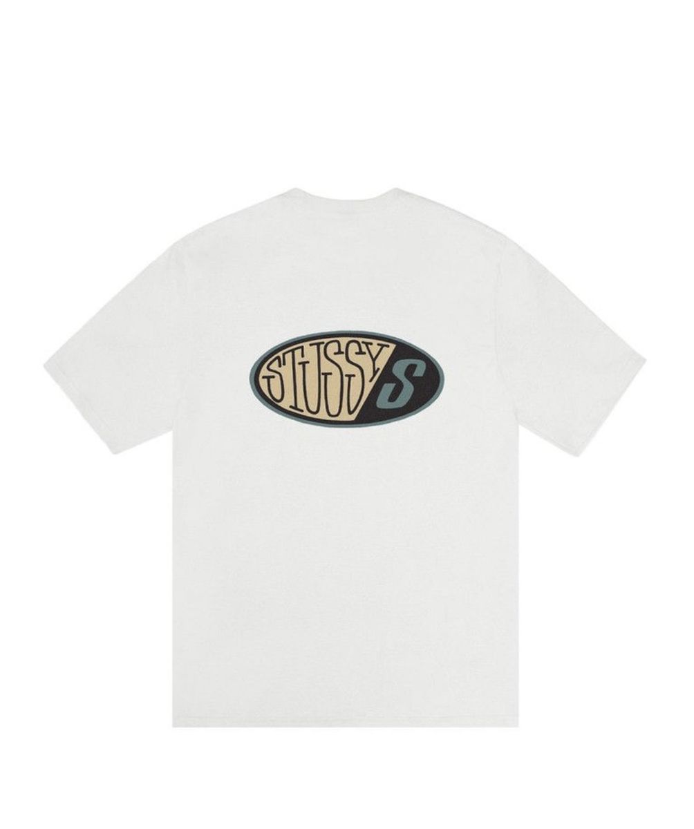 Stussy SS Link White T-Shirt Men's Size XL - Iconic Logo Graphic Short Sleeve Tee, 100% Cotton