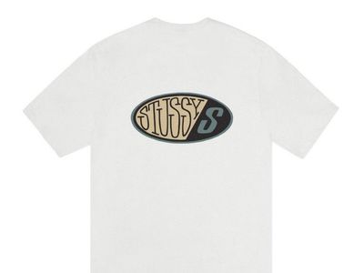 Stussy SS Link White T-Shirt Men's Size XL - Iconic Logo Graphic Short Sleeve Tee, 100% Cotton