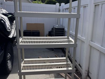 Heavy duty Storage shelves 18x36x74 See Description
