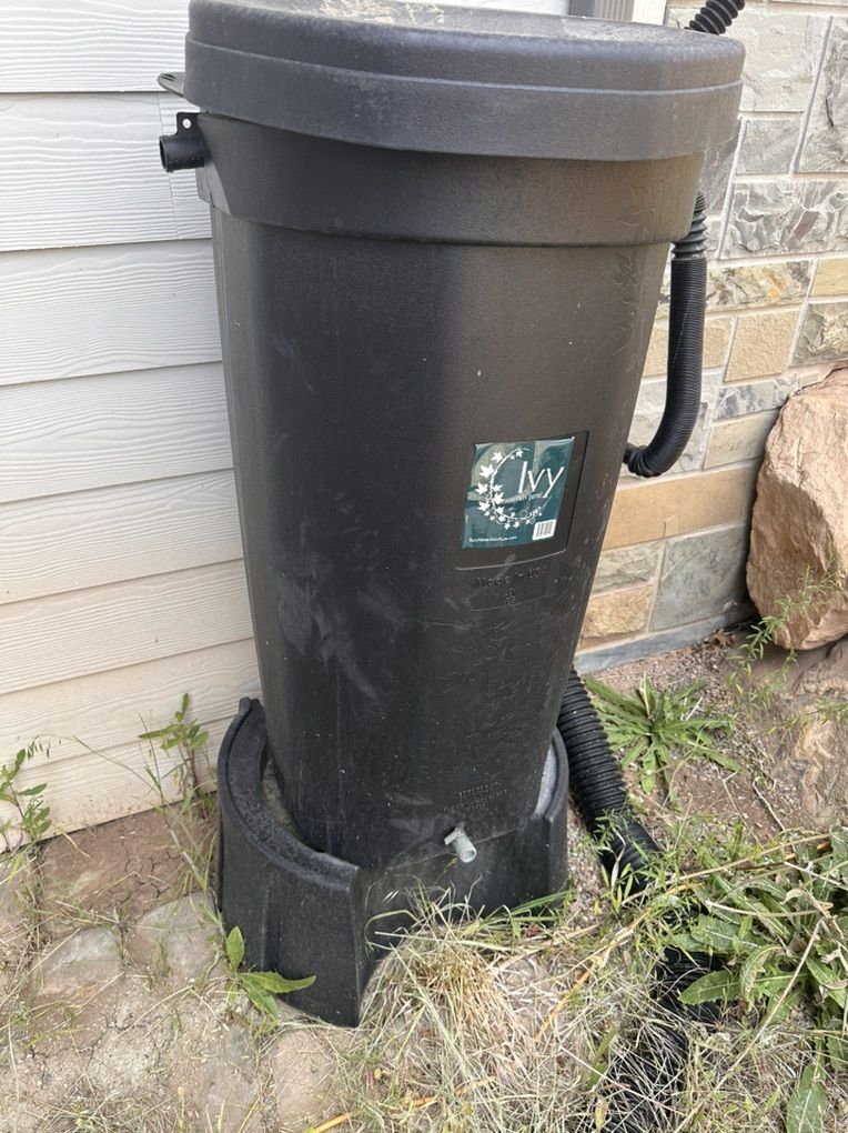 Rain Barrel And Stand