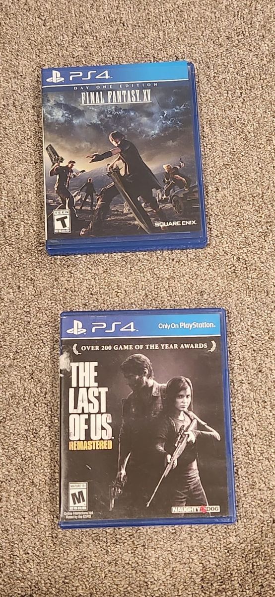 The Last of Us Remastered & Final Fantasy XV PS4 Games