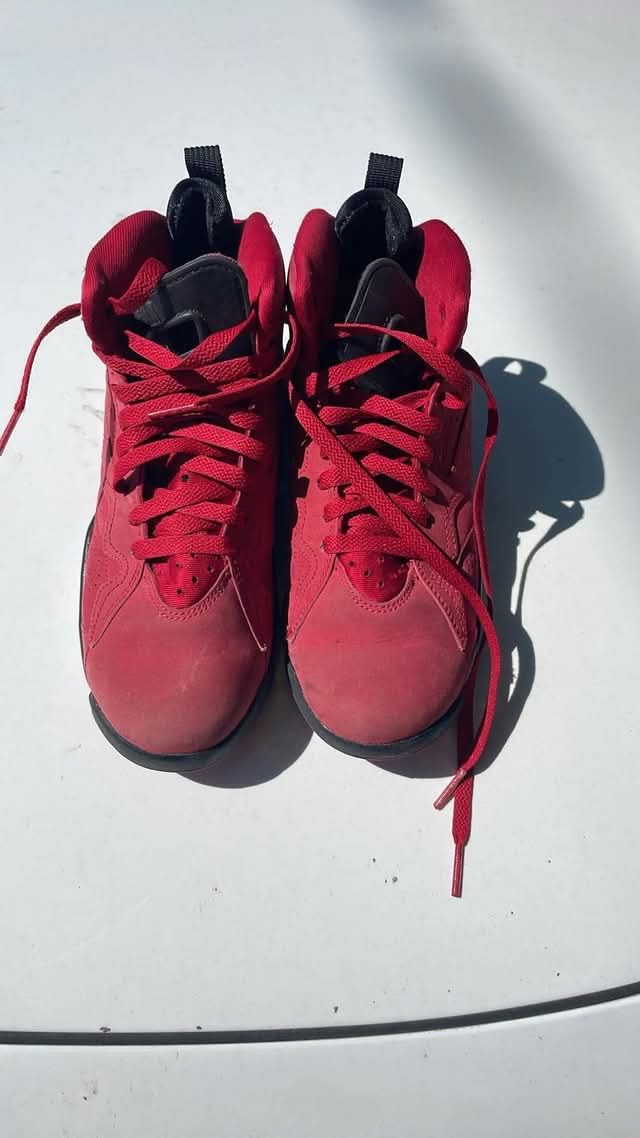 Air Jordan 6 Retro GS 'Toro Bravo' Red/Black Shoes Size 4.5Y DZ5577-600