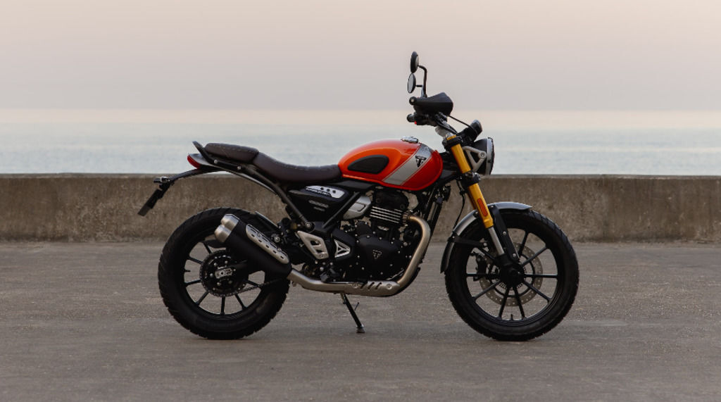 2026 Triumph Scrambler 400 X Baja Orange/Aluminium