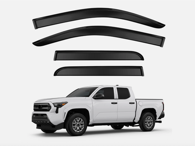 Window Visors Rain Guards for 2024-2026 Toyota Tacoma Double Cab Vent Shades