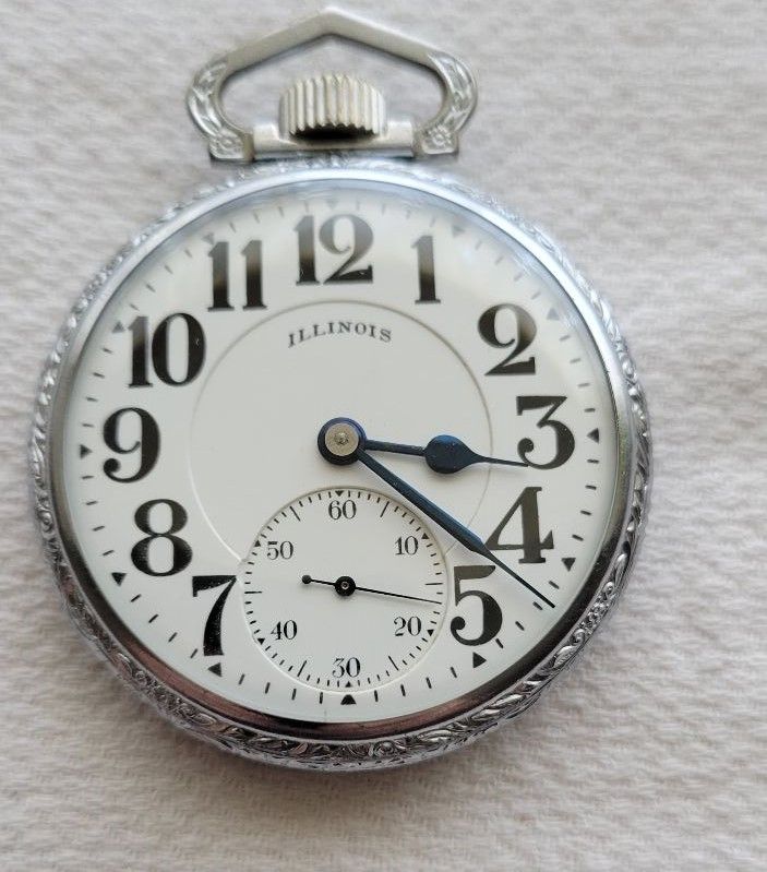I’m Selling a Nice Vintage 16 Size, 21 Jewel Illinois A. LINCOLN Pocket Watch.