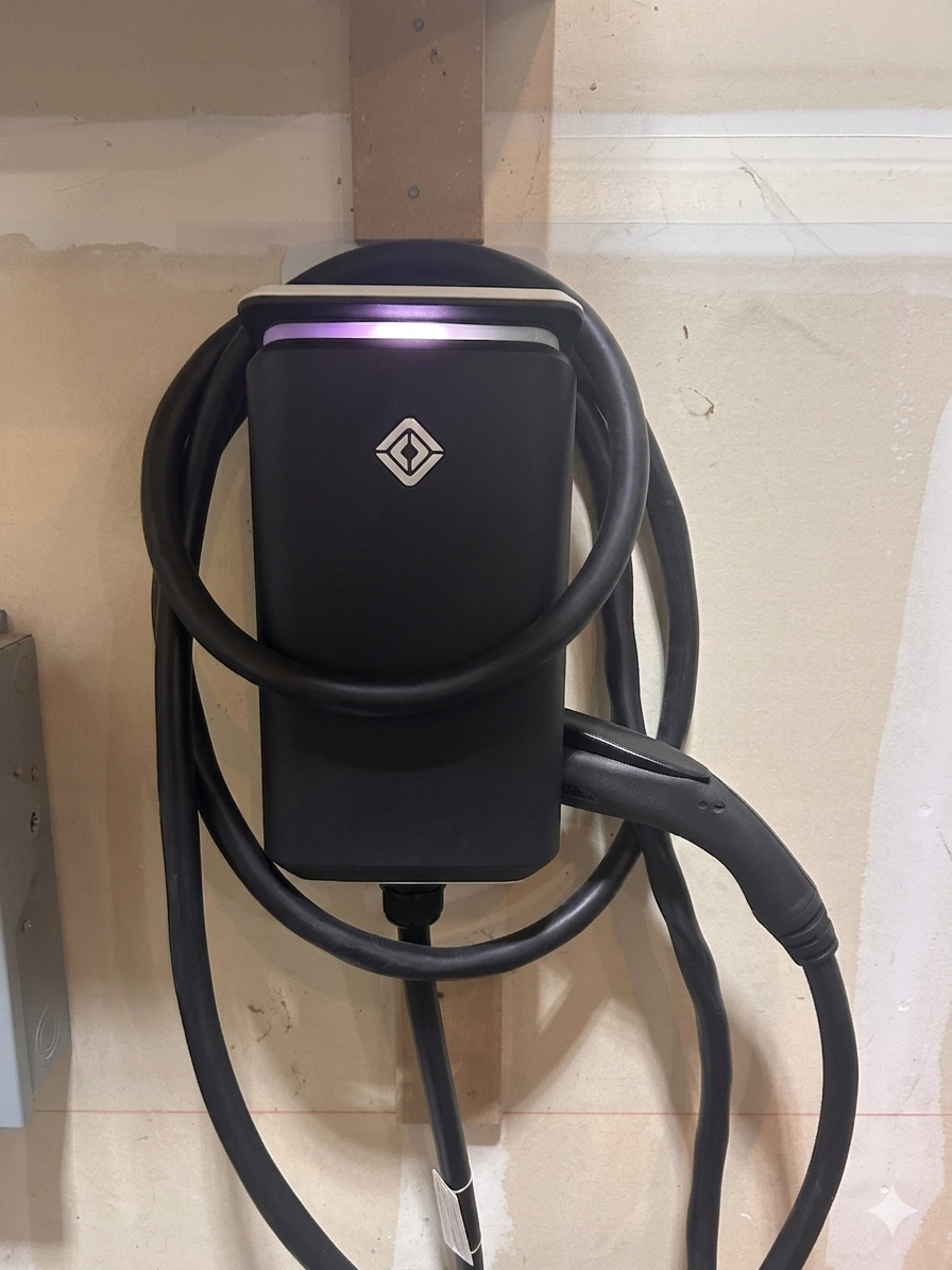 Rivian Wall Charger + Truck Bed Cover