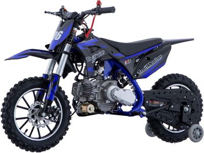 Minibike Trailmaster TM-06 Dirt Bike with CVT Transmission with removable trading wheels