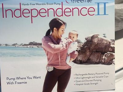 Freemie Independence II Hands-Free Wearable Breast Pump - Rechargeable, Portable, Hospital Grade