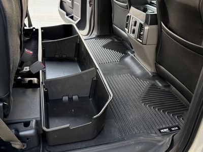 Ford F-150 floor mats and storage