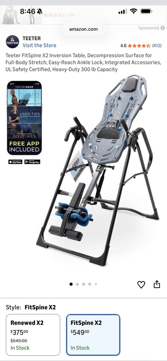Inversion Table