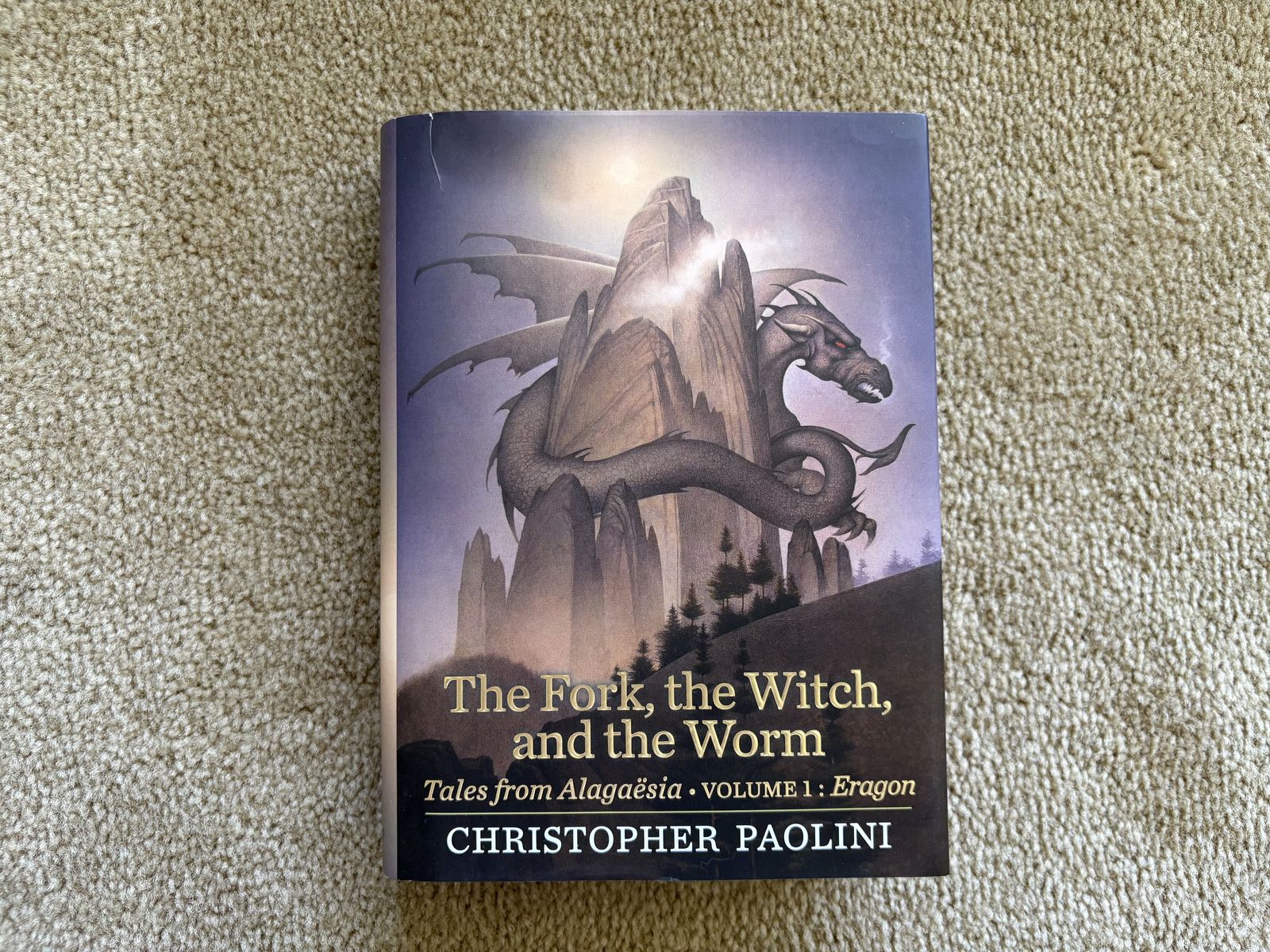 The Fork, the Witch, and the Worm, by Christopher Paolini (hardcover)