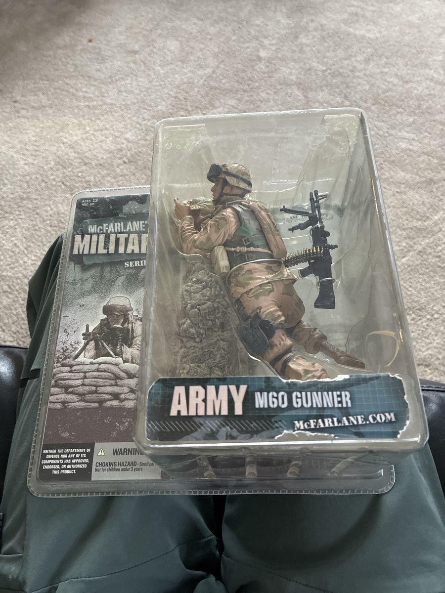 Mcfarlanes toys military m60 gunner