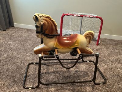 Vintage Wonder Pony Rocking Horse Toy - Classic Spring Rider for Kids