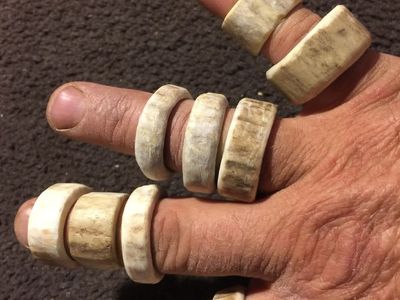 Elk and deer antler rings custom hand made $20 - $100 depending on design hit me up for more information