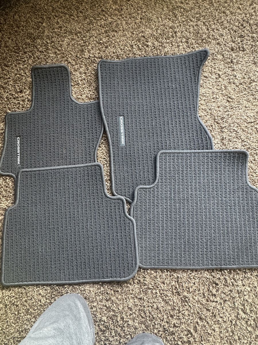 Subaru Crosstrek 2020 Carpet Floor Mats - Genuine OEM (Set of 4, Grey)