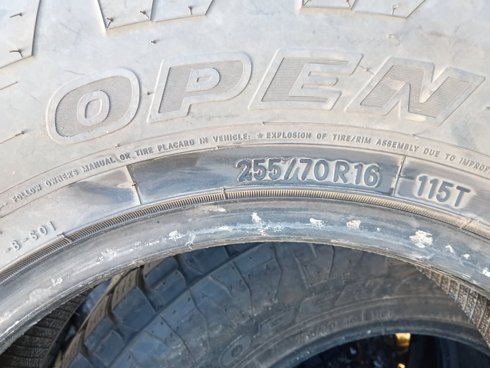 Set of 4 Toyo Tires