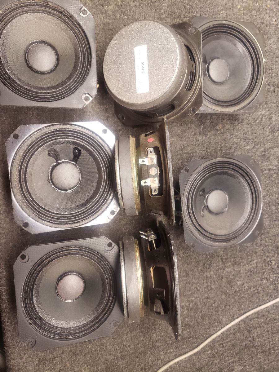 Misco 4" midrange speakers