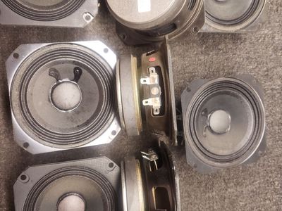 Misco 4" midrange speakers