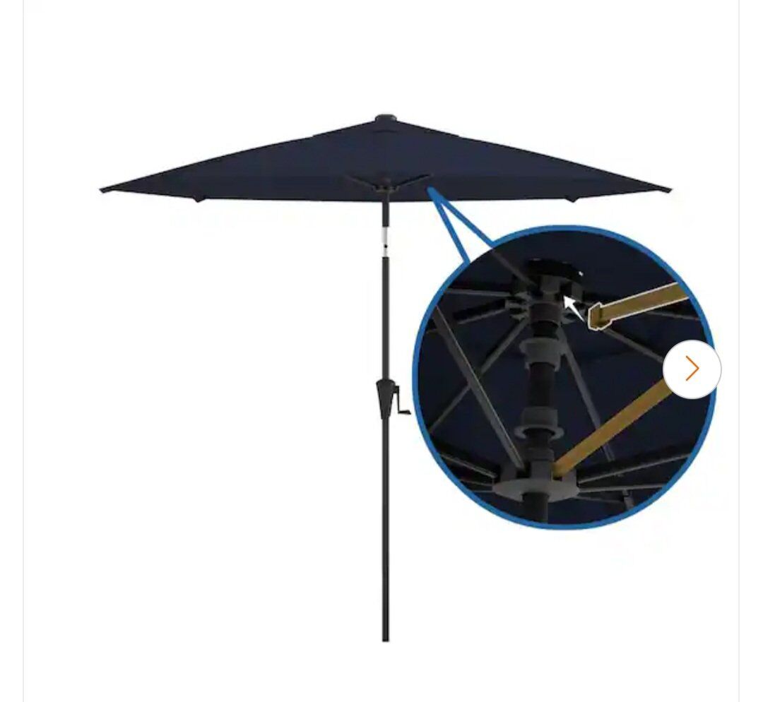9 foot navy umbrella